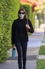 KAIA GERBER Heading to Pilates Class in West Hollywood 04/16/2021