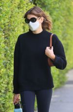 KAIA GERBER Heading to Pilates Class in West Hollywood 04/16/2021