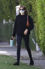 KAIA GERBER Heading to Pilates Class in West Hollywood 04/16/2021
