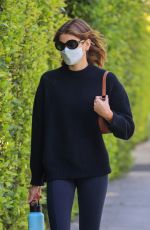 KAIA GERBER Heading to Pilates Class in West Hollywood 04/16/2021