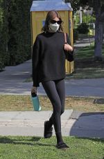 KAIA GERBER Heading to Pilates Class in West Hollywood 04/16/2021