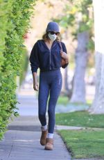 KAIA GERBER Headnig to Pilates Class in West Hollywood 04/27/2021