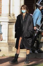 KAIA GERBER Joins Cast of American Horror Story, Season 10 in Burbank 04/26/2021