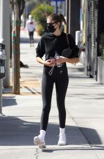 KAIA GERBER Leaves a Workout in West Hollywood 04/01/2021