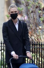 KARLIE KLOSS and IRINA SHAYK at Washington Square Park in New York 04/10/2021