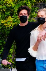 KARLIE KLOSS and Joshua Kushner Out in New York 04/10/2021