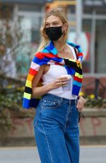 KARLIE KLOSS Out and About in New York 04/09/2021