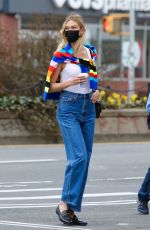 KARLIE KLOSS Out and About in New York 04/09/2021