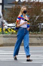 KARLIE KLOSS Out and About in New York 04/09/2021