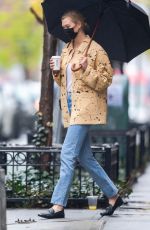 KARLIE KLOSS Out for Coffee in New York 04/12/2021