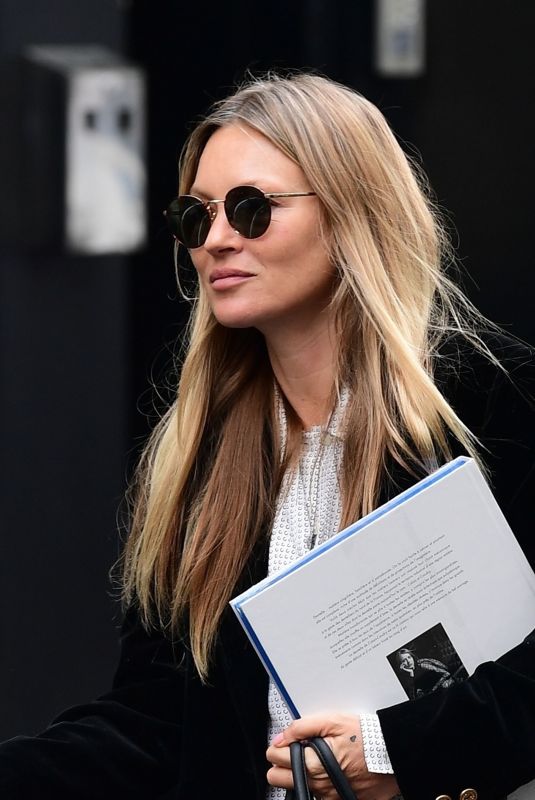KATE MOSS Out and About in London 04/22/2021