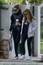 KATHERINE and CHRISTINA SCHWARZENEGGER and MARIA SHRIVER Out in Los Angeles 04/12/2021