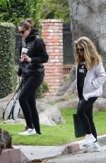 KATHERINE and CHRISTINA SCHWARZENEGGER and MARIA SHRIVER Out in Los Angeles 04/12/2021