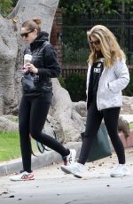 KATHERINE and CHRISTINA SCHWARZENEGGER and MARIA SHRIVER Out in Los Angeles 04/12/2021