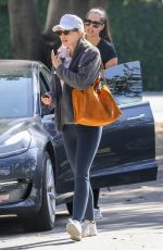 KATHERINE and CHRISTINA SCHWARZENEGGER Arrives at a Tennis Match in Brentwood 04/26/2021