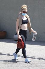 KATHRYN NEWTON Leaves a Gym in Los Angeles 04/15/2021