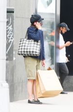 KATIE OLMES Shopping at A. P. C. in New York 04/26/2021
