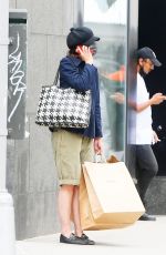 KATIE OLMES Shopping at A. P. C. in New York 04/26/2021