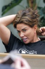 KATIE PRICE and Carl at R.H.London Salon 04/30/2021