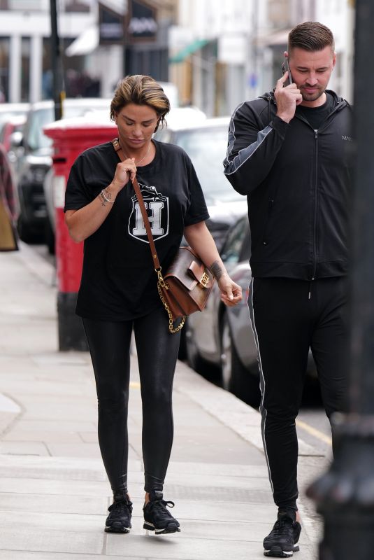 KATIE PRICE and Carl at R.H.London Salon 04/30/2021