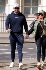KATIE PRICE and Carl Woods Out in London 04/22/2021