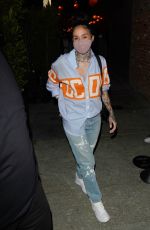 KEHLANI at Tao Asian Restaurant in Beverly Hills 04/28/2021