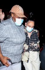 KEHLANI Out on Her 26th Birthday at Beauty & Essex in Hollywood 04/24/2021