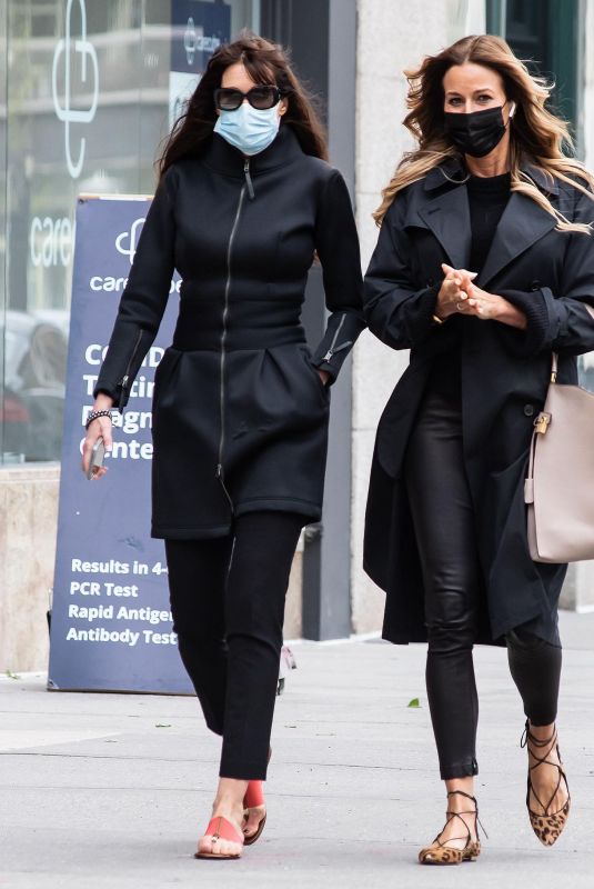 KELLY BENSIMON and CAROL ALT Out in New York 04/22/2021