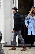 KELLY BENSIMON and Nick Stefanov Out in New York 04/06/2021