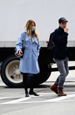 KELLY BENSIMON and Nick Stefanov Out in New York 04/06/2021