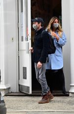 KELLY BENSIMON and Nick Stefanov Out in New York 04/06/2021