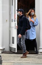 KELLY BENSIMON and Nick Stefanov Out in New York 04/06/2021