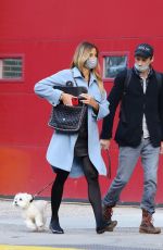 KELLY BENSIMON andNick Stefanov Out in New York 04/01/2021