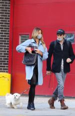 KELLY BENSIMON andNick Stefanov Out in New York 04/01/2021