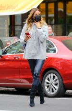 KELLY BENSIMON Leaves Sant Ambroeus in New York 04/02/2021