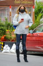 KELLY BENSIMON Leaves Sant Ambroeus in New York 04/02/2021