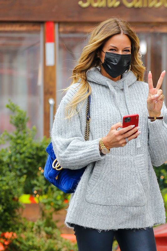 KELLY BENSIMON Leaves Sant Ambroeus in New York 04/02/2021