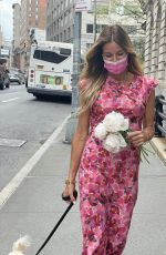 KELLY BENSIMON Out Flower Shopping in New York 04/19/2021