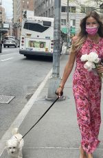 KELLY BENSIMON Out Flower Shopping in New York 04/19/2021