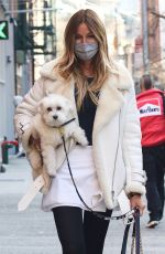 KELLY BENSIMON Out with Her Dog in New York 04/03/2021