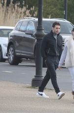 KELLY BROOK and Jeremy Parisi Out with Their Dog in London 04/14/2021