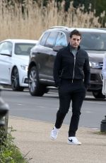 KELLY BROOK and Jeremy Parisi Out with Their Dog in London 04/14/2021