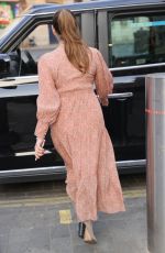 KELLY BROOK Arrives at Global Studios in London 04/20/2021