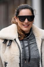 KELLY BROOK Arrives at Heart Radio in London 04/02/2021