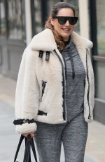 KELLY BROOK Arrives at Heart Radio in London 04/02/2021
