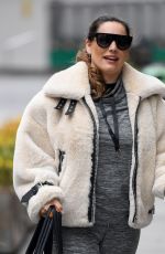 KELLY BROOK Arrives at Heart Radio in London 04/02/2021