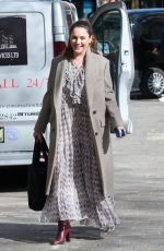 KELLY BROOK Arrives at Heart Radio in London 04/06/2021