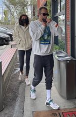 KELLY GALE Out Shopping at Erewhon Market in Venice Beach 04/01/2021
