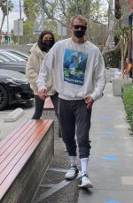 KELLY GALE Out Shopping at Erewhon Market in Venice Beach 04/01/2021