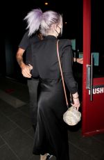 KELLY OSBOURNE Leaves BOA Steakhouse in West Hollywood 03/31/2021